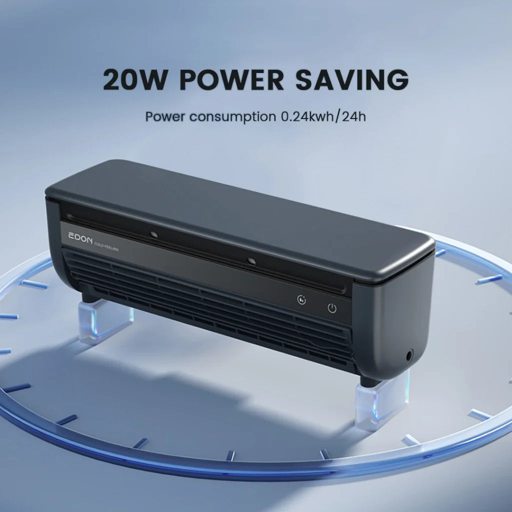 EDON E868 Wall-Mounted Bladeless Fan 20W – Rechargeable Battery & Remote Control