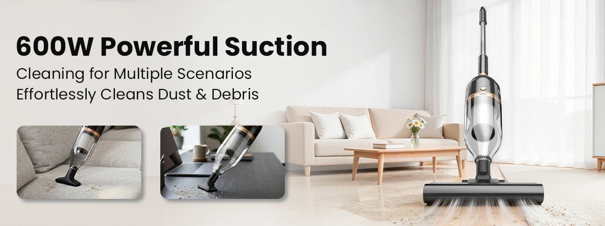 INSE R7 Corded Vacuum Cleaner 600W | 20KPa Suction | 2-in-1 Handheld Stick