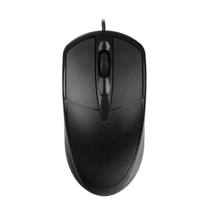 Silent Wired Mini Mouse – Ergonomic, 100cm Cable, for Laptop & PC