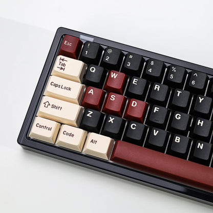 KBDiy Rome Set 174-Key Cherry Profile PBT Double Shot Keycaps – Jade Translucent for Mechanical Keyboards