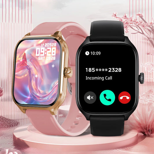 R.E.D. Shopping Smart Watch 2026 with 2.01-inch HD touch screen, Bluetooth calling, and fitness tracking features.