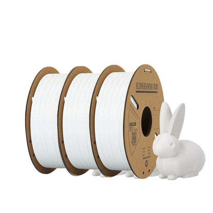 KINGROON PLA Filament 1.75mm – 5 or 10 Rolls, Mixed Colors, No Bubble