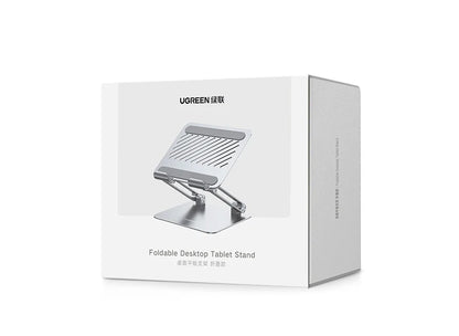 UGREEN LP134 Aluminum Tablet & Phone Stand – Adjustable Desk Holder for iPad, iPhone, Xiaomi & Laptops