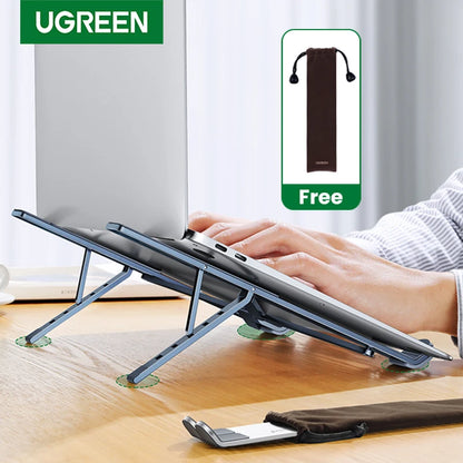 UGREEN Foldable Aluminum Laptop Stand – MacBook, Tablet & Phone
