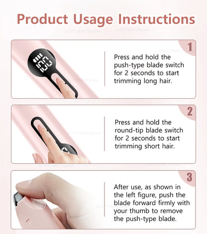 Electric Lady Shaver – Rechargeable Wet & Dry Razor for Legs, Arms, Underarm & Bikini