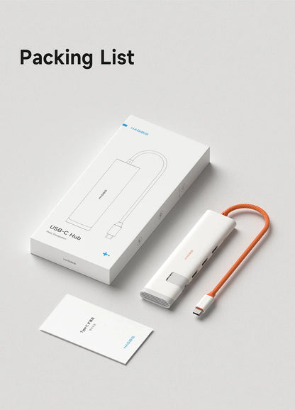 Hagibis USB-C Hub Multiport | 4K HDMI | RJ45 Ethernet | Heat Dissipation | MacBook & Laptops