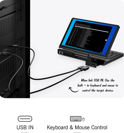 GPD Pocket 4 2025 Mini Laptop – 8.8" 2K 144Hz, AMD AI 9 HX 370, 16–64GB RAM, 1–2TB SSD, Win11