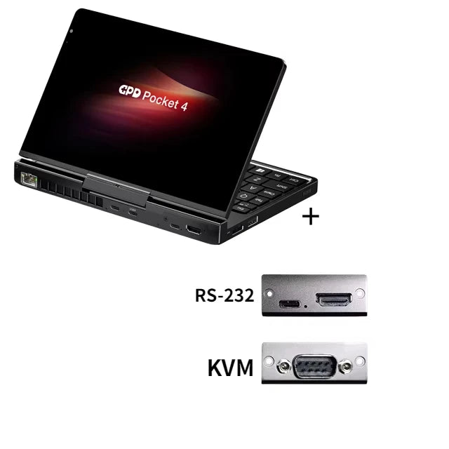 GPD Pocket 4 Handheld Mini Laptop — 8.8" Touch Screen, Portable Gaming & Office PC