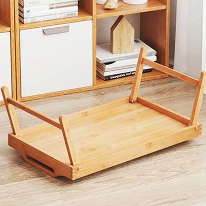 Multifunctional Folding Floor Desk – Laptop, Reading, Tea & Breakfast Tray Table