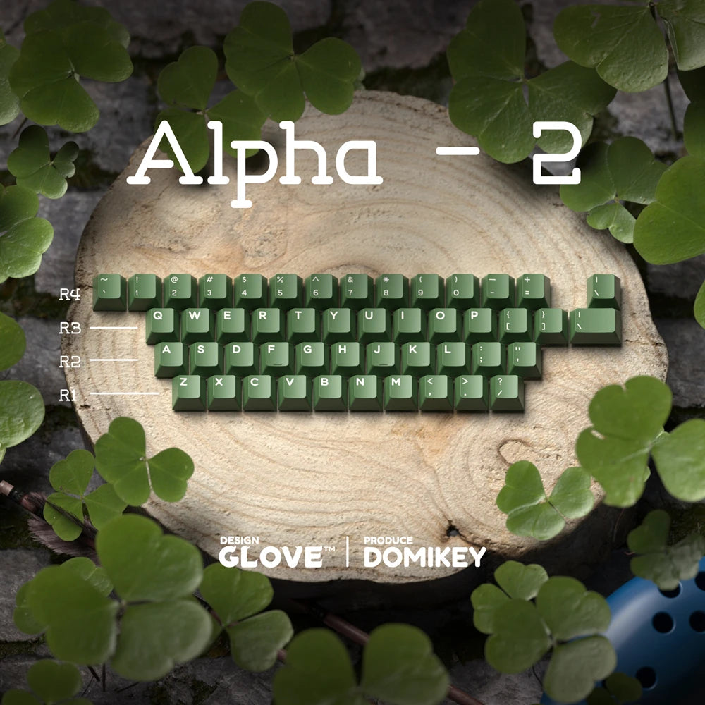 Glove X Domikey Cherry Adventurer ABS Doubleshot Keycaps – MX Stem, 60/87/104 Layout
