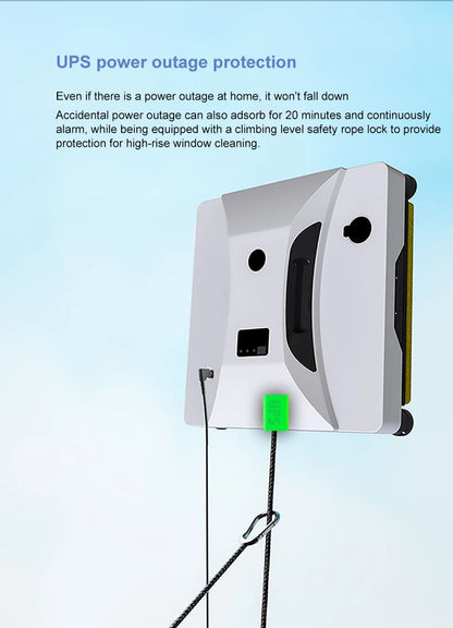 2024 Intelligent Window Cleaning Robot – Auto Water Spray, Remote Control