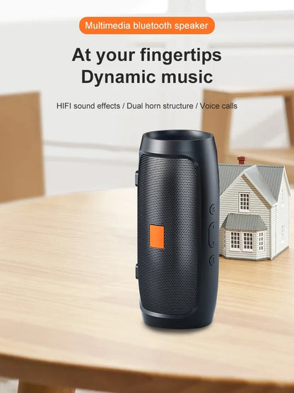 TF USB Bluetooth Portable Speaker – Dual Stereo Subwoofer, FM Radio, Voice Broadcasting
