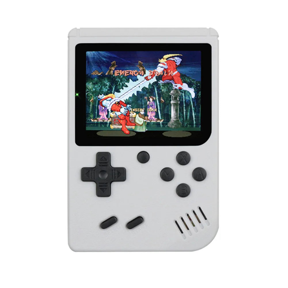 Retro handheld game console by R.E.D. Shopping with 3-inch color LCD and 8-bit gaming for portable fun.