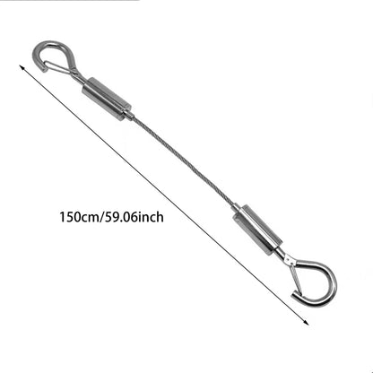 Adjustable Stainless Steel Wire Rope Clothesline
