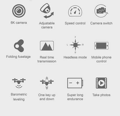 E99 Pro Drone – 4K HD Camera, Altitude Hold, Foldable Quadcopter