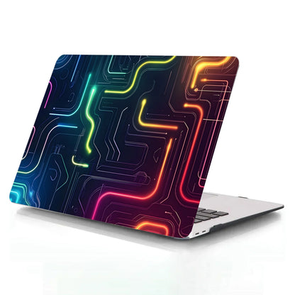 MacBook Air/Pro Mechanical Style Plastic Case — Air 13"/15" M2, Pro 13" A1932/A2338/A2337