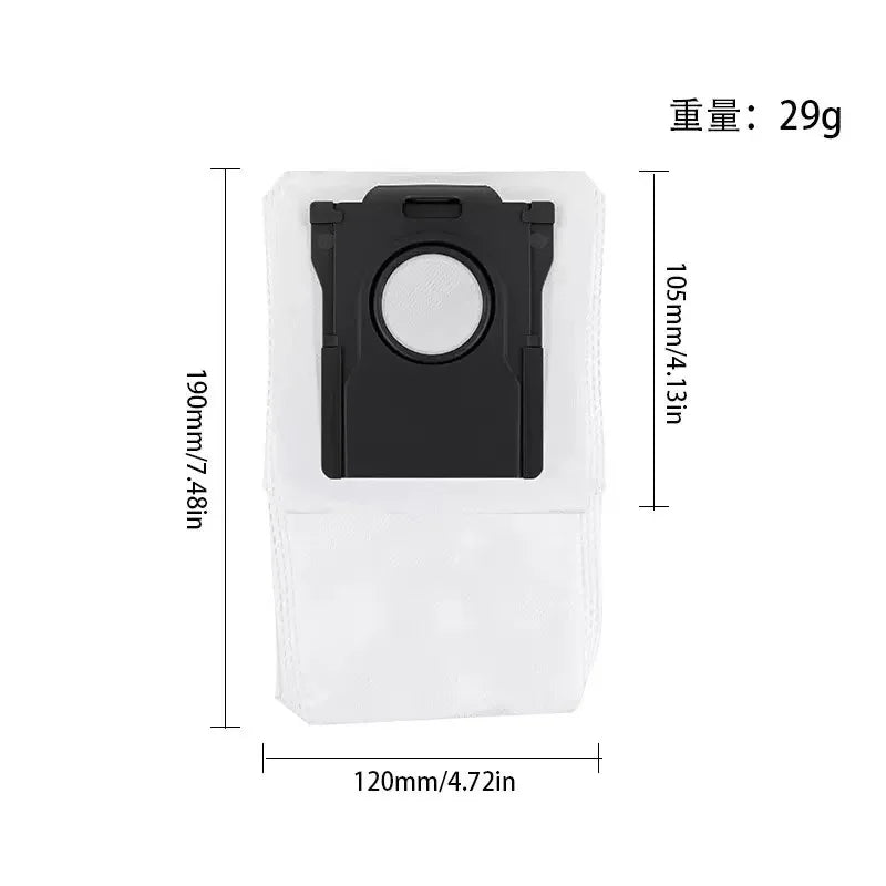 Dreame D20 Pro / D20 Plus Robot Vacuum Spare Parts – Brush, Filter & Mop Replacement
