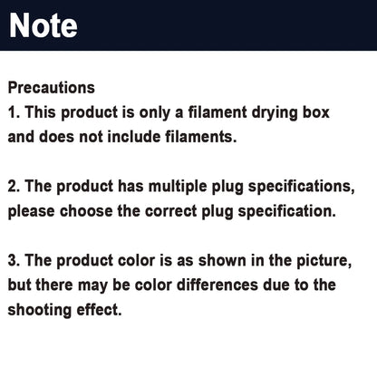Creality Space Pi Filament Dryer Box – 45°C-70°C, 360° Hot-Air, For K1 / Ender 3 V3 SE