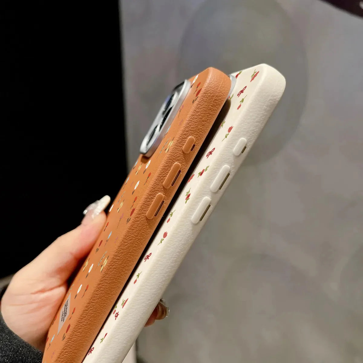 Retro Floral Leather Phone Case for Xiaomi Mi 11 Lite, 13T Pro, Poco X7, F6, X5 – Shockproof