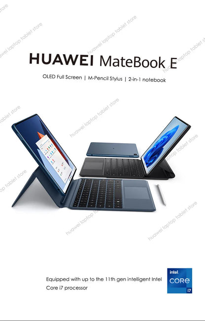 HUAWEI MateBook E 2-in-1 Tablet Laptop 12.6" OLED — Intel i5/i7, Up to 16GB RAM, Up to 512GB, Windows 11