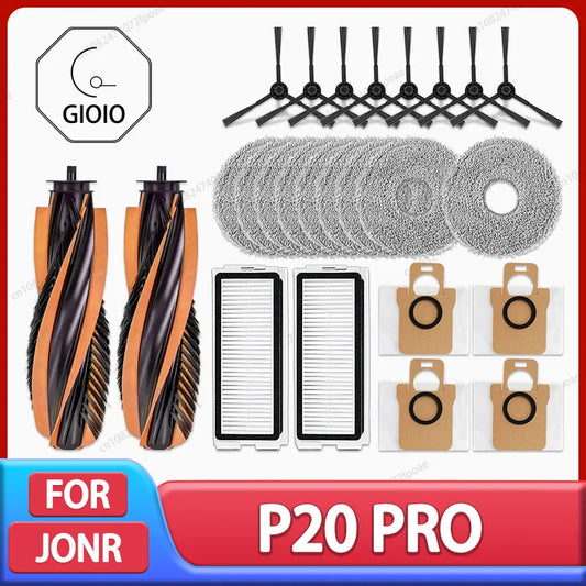 JONR P20 PRO / T5 Pro Robot Vacuum Spare Parts | Brush / Filter / Mop / Dustbag