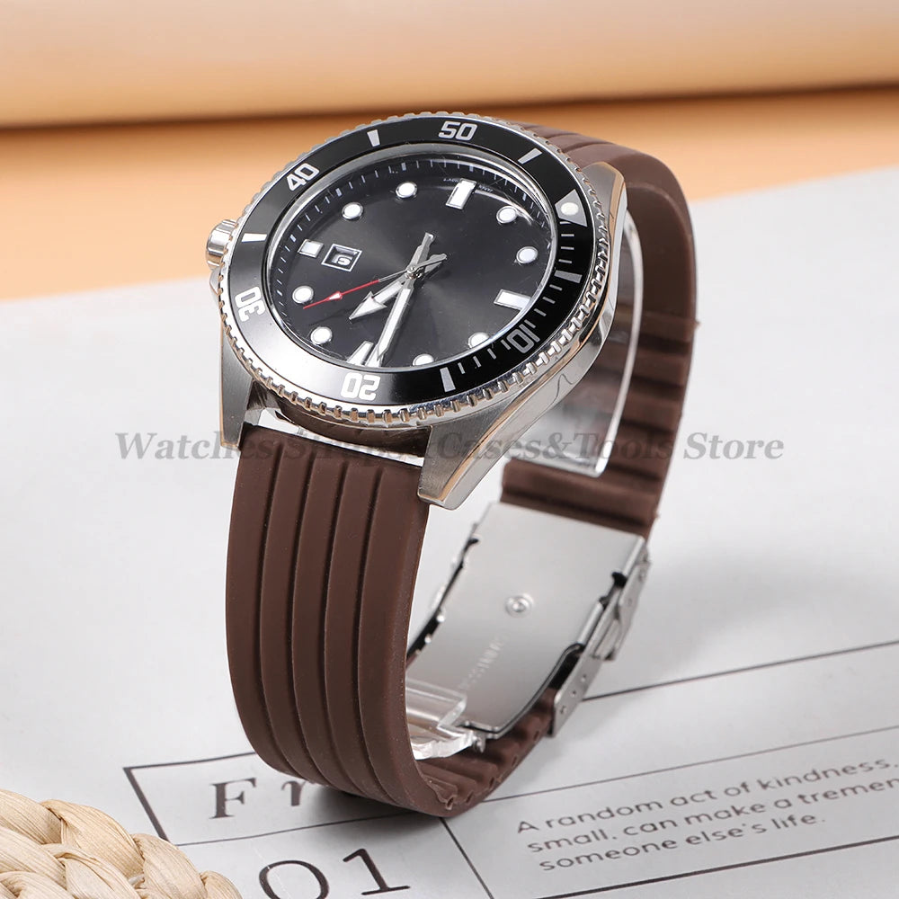 Quick Release Silicone Watch Strap 18–24mm – For Huawei, Seiko, Omega, Fossil & More
