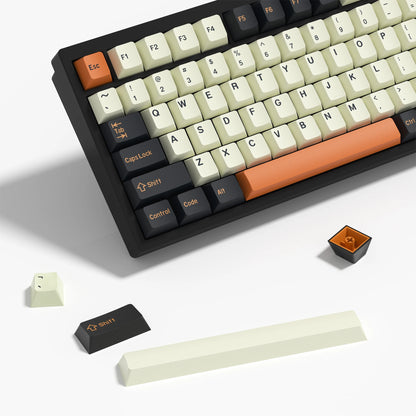 KBDiy GMK Carbon Keycaps 174 Keys | Cherry Profile PBT | Double Shot ISO | For Mechanical Keyboard