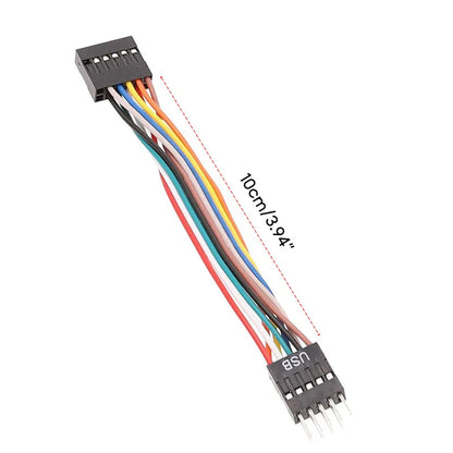R.E.D. Shopping computer motherboard USB adapter cable with 11-pin to 9-pin connector for electronics accessories.