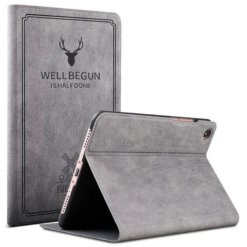 Slim Retro Stand PU Leather Case for Xiaomi Mi Pad 4 / Redmi Pad 5 Pro / Pad 5 / Pad 6