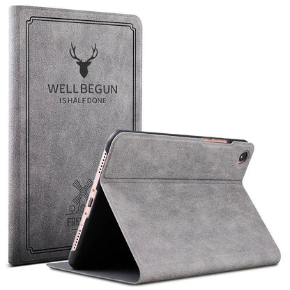 Slim Retro Stand PU Leather Case for Xiaomi Mi Pad 4 / Redmi Pad 5 Pro / Pad 5 / Pad 6