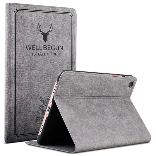 Slim Retro Stand PU Leather Case for Xiaomi Mi Pad 4 / Redmi Pad 5 Pro / Pad 5 / Pad 6