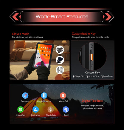 Cubot TAB KingKong S Rugged Tablet – Android 15, 15300mAh, 48MP, 10.1" 90Hz, 4G LTE