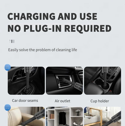 CENRR 98000Pa Cordless Car Vacuum Cleaner – Handheld, Wireless, Powerful Suction with Air Gun