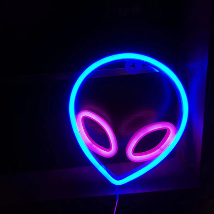 LED Neon Sign – USB/Battery Powered, Customizable, Bar & Bedroom Wall Decor