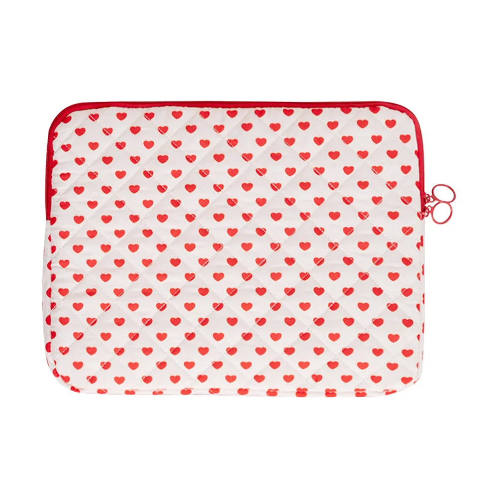 Coquette Floral Laptop Sleeve – 11"/13"/15", Cotton Liner, Carrying Case for Office
