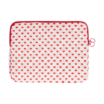 Coquette Floral Laptop Sleeve – 11"/13"/15", Cotton Liner, Carrying Case for Office