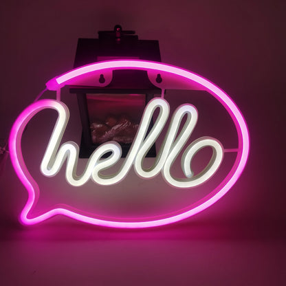 LED Neon Sign – USB/Battery Powered, Customizable, Bar & Bedroom Wall Decor