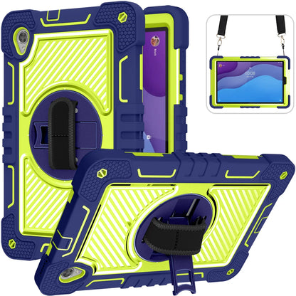 360 Rotating Kids Case for Lenovo Tab M10 HD Gen2 TB-X306 – Shockproof, Kickstand, Shoulder Strap