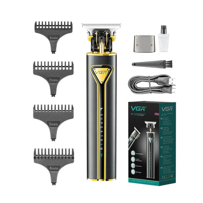 VGR T9 Hair Clipper V-009 – Professional Rechargeable Cordless Beard Trimmer & Haircut Machine for Men