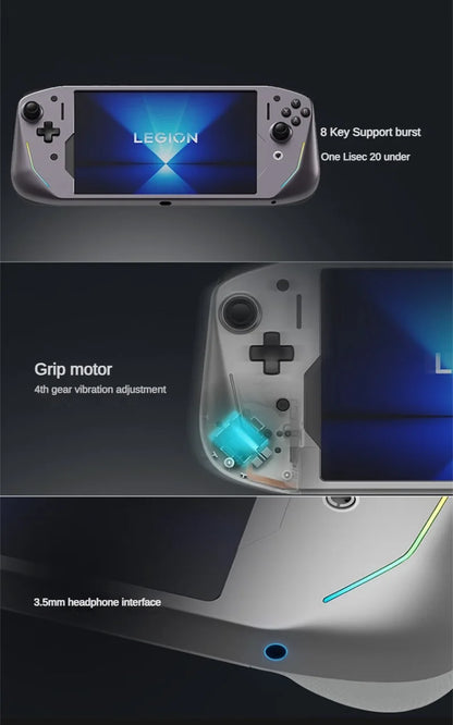 Lenovo Legion G9 2025 Wireless Gamepad | Hall Joystick 200K | USB-C Direct Connect | For Y700 4th Gen