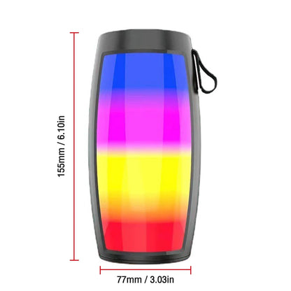 Bluetooth Wireless Portable Speaker – Powerful Subwoofer, Bass, LED Lights & Car Audio