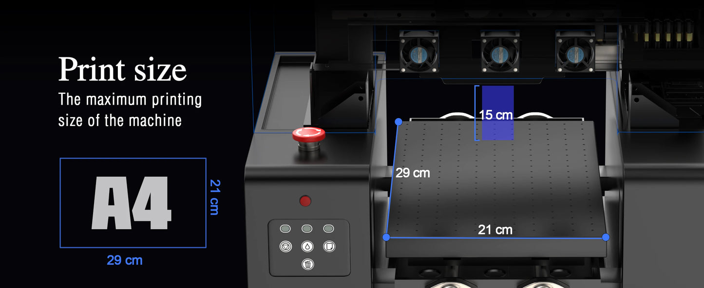 A4 UV Flatbed Printer for Epson L805 – Phone Cases, Bottles, Acrylic, PVC, UV DTF Stickers