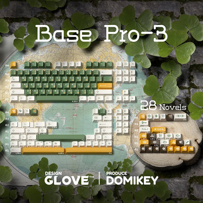 Glove X Domikey Cherry Adventurer ABS Doubleshot Keycaps – MX Stem, 60/87/104 Layout