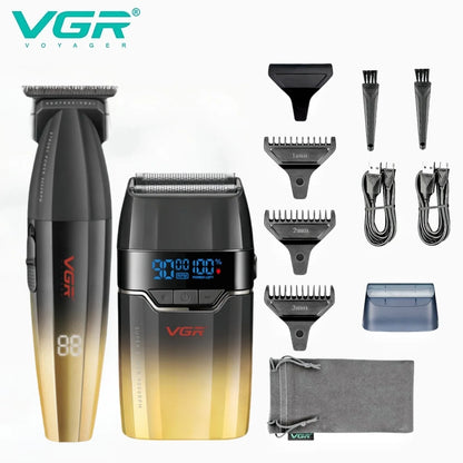 VGR Professional Hair Clipper | V-003 V-906 V-308 | Metal Body | Barber & Beard Trimmer