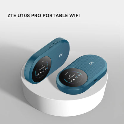ZTE U10S Pro 4G LTE WiFi 6 Pocket Router | 229Mbps | 3000mAh | 32 Users | SIM Card MiFi Hotspot
