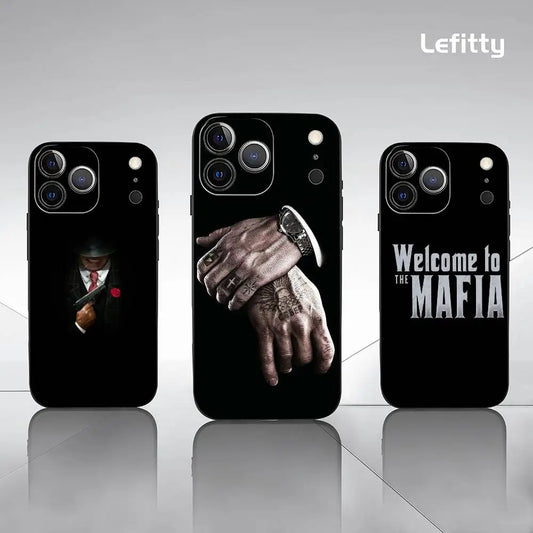 Cool Russian Mafia Frosted Phone Case for iPhone 17/16/15/14/13/12/11 Pro Max – Soft Shell