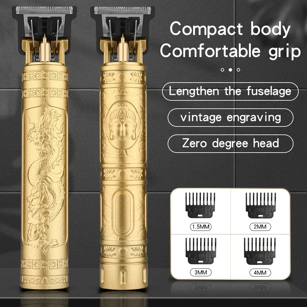 R.E.D. Shopping T9 Professional Hair Clipper and Trimmer with USB fast charging, suitable for beard and body grooming.