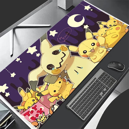 Pokémon Mimikyu Leather Gaming Mouse Pad – Large Anime Deskmat, Waterproof, Keyboard Mat