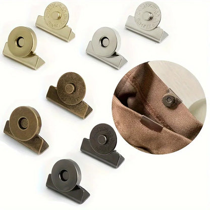 Magnetic Bag Snap Buttons | Hidden Metal Buckle Set 4 or 8 Pieces