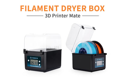 Comgrow Filament Dry Box – 2-Roll Dehydrator & Spool Holder, 1.75mm & 2.85mm